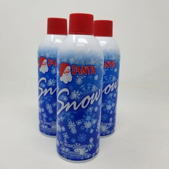 Santa Fake Snow Spray Flocking Tree & Window - Christmas 9oz Snow Decor - Picture 2 of 10